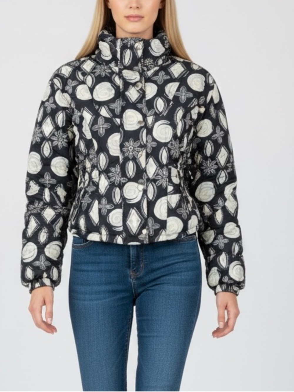 NILS Vintage Insulate Ski Snowboard Jacket Floral